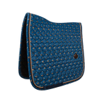 Kentucky Horsewear - Tapis de dressage Velvet imprimé cheval marine | - Ohlala