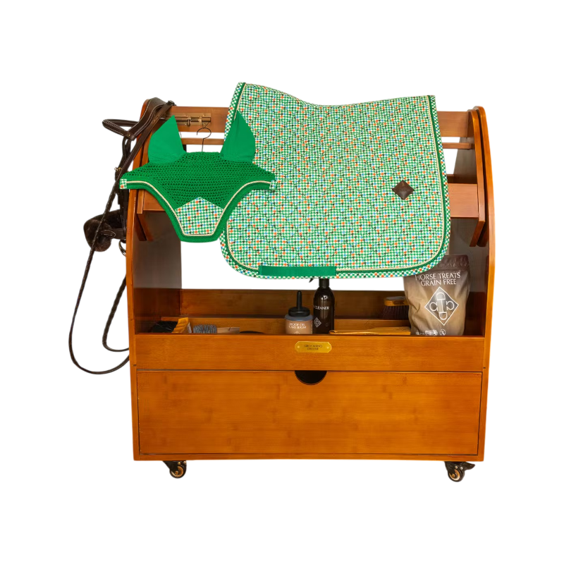 Kentucky Horsewear - Sudadero de doma Velvet pata de gallo green colorfull | - Ohlala