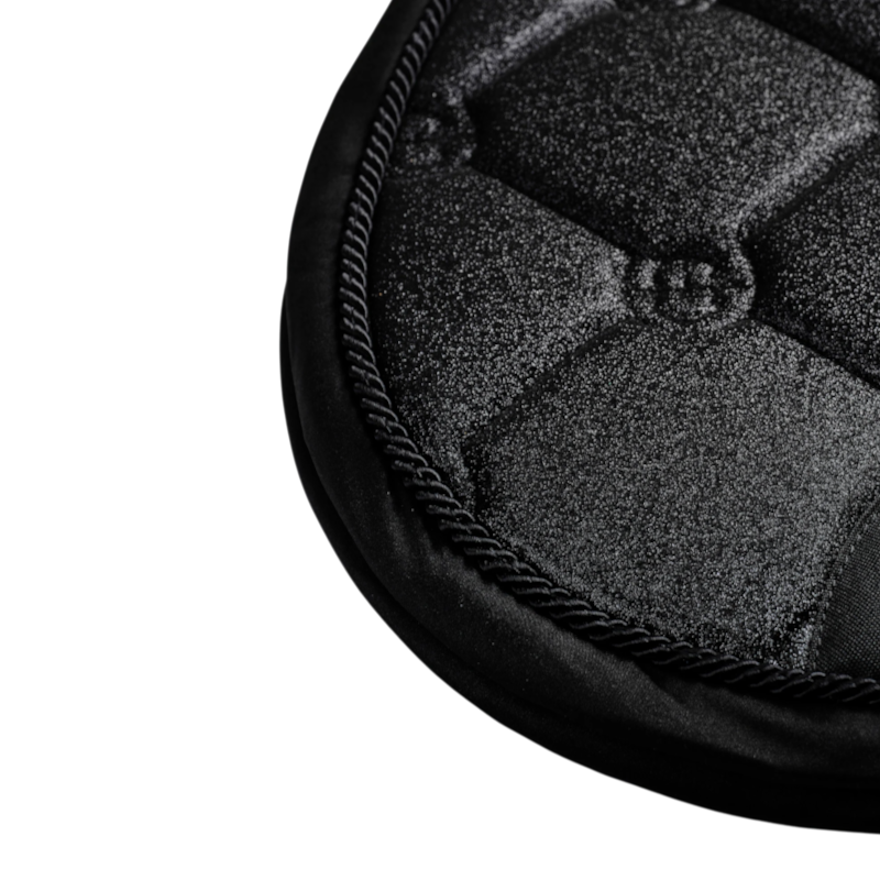 Equestrian Stockholm - Tapis de selle All Black Glimmer noir
