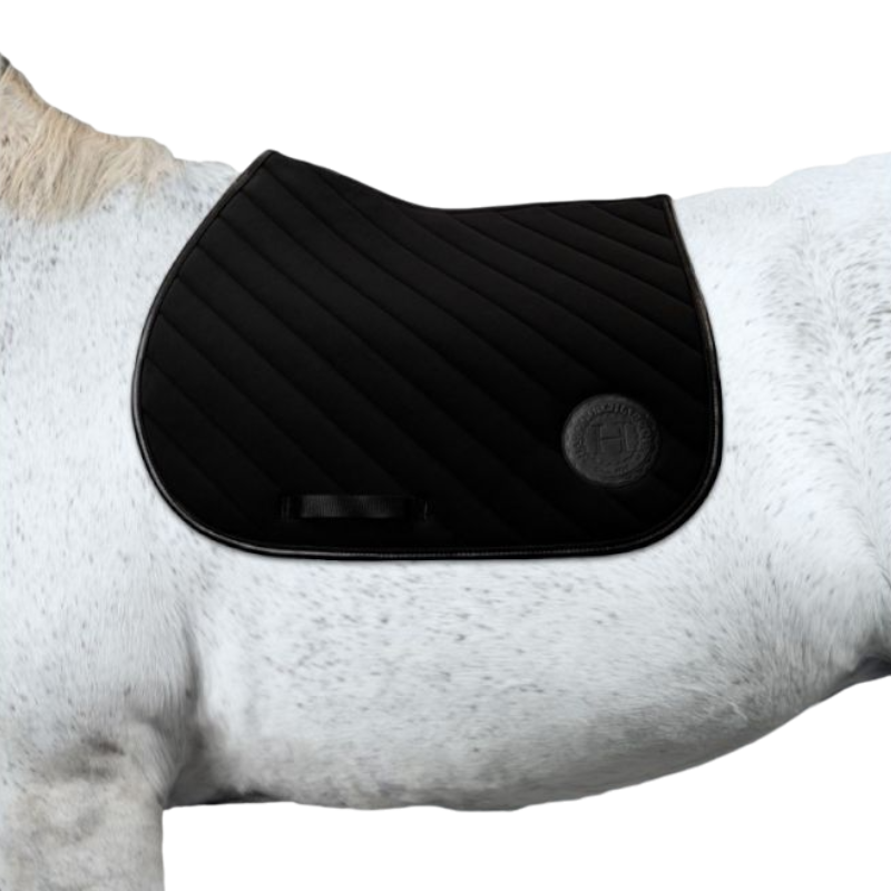 Harcour - Tapis de selle Balthazar noir | - Ohlala