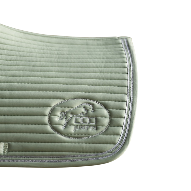 Jump'In - Tapis de selle Balthazar vert sauge/ lurex | - Ohlala
