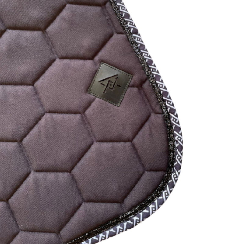 Oxxer - saddle pad Anthracite monogram
