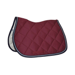 Privilège Equitation - Tapis de selle PB unis bordeaux/gris/marine | - Ohlala