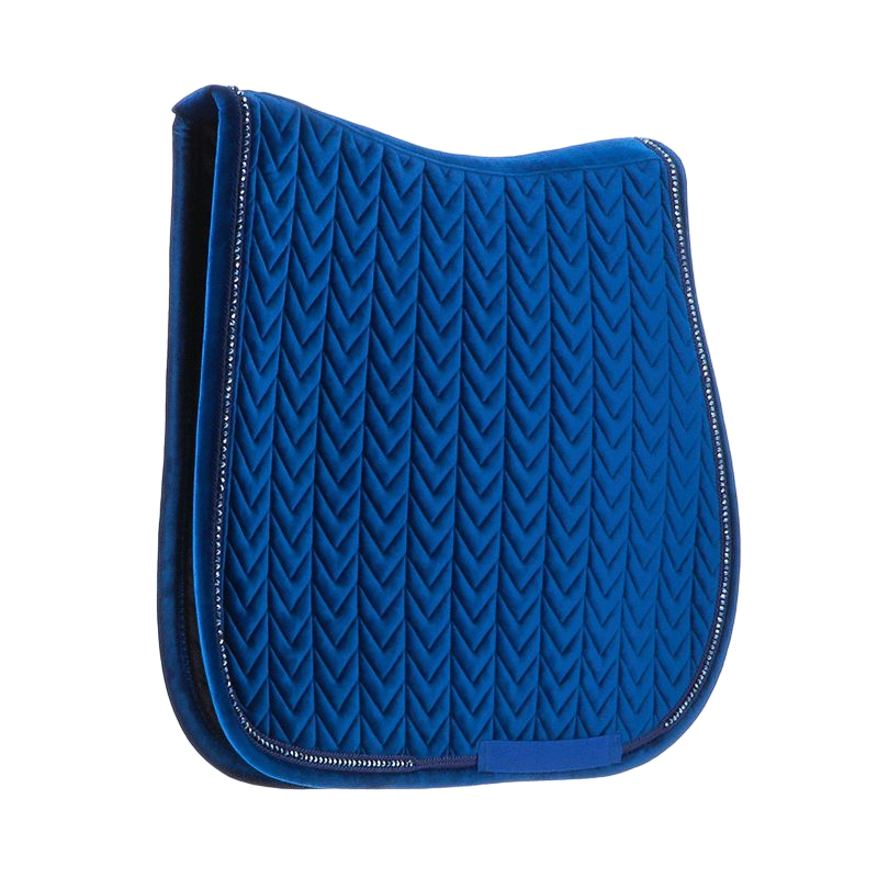 Kentucky Horsewear - Velvet Pearls Jumping Saddle Pad navy | - Ohlala