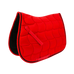 Equithème - Red Satin Saddle Pad | - Ohlala