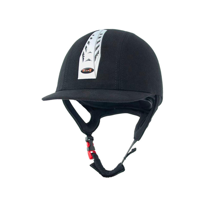 TdeT - Casco de equitación con ventilación negro | - Ohlala