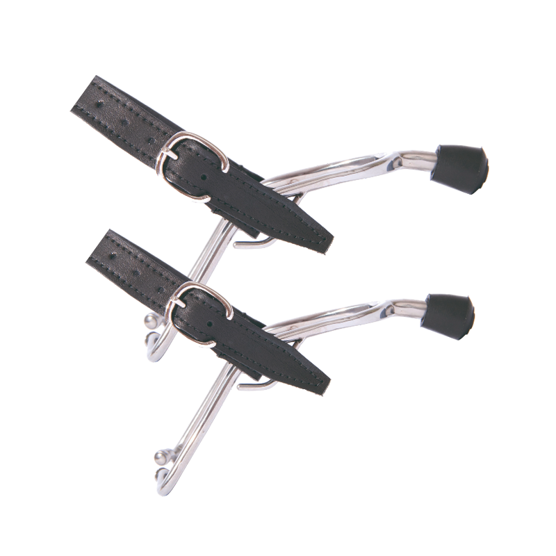 TdeT - Éperons en inox avec embout caoutchouc junior | - Ohlala