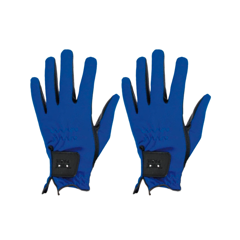 TdeT - Guantes de equitación Club azul rey | - Ohlala