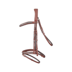 TdeT - Guardi bridle and reins with anatomical softy tobacco leather headstall | - Ohlala