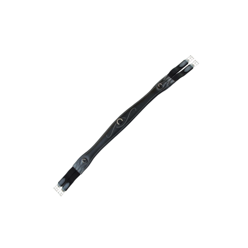 TdeT - Sangle anatomique en cuir lisse noir | - Ohlala