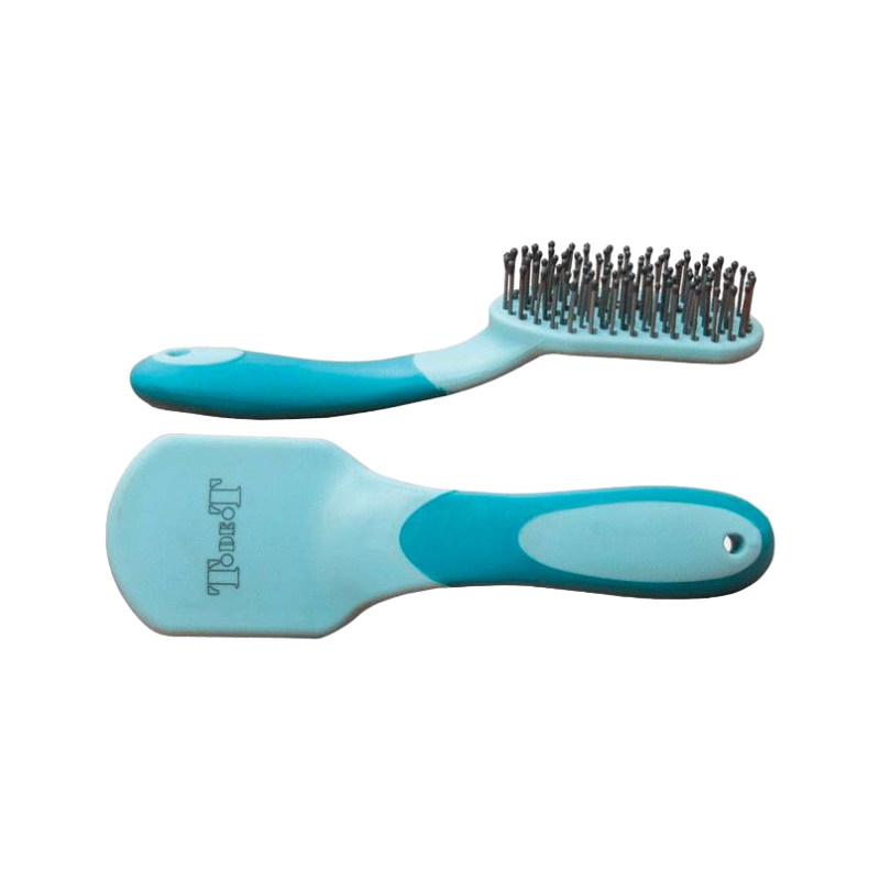 TdeT - Brosse à crins turquoise/bleu ciel | - Ohlala