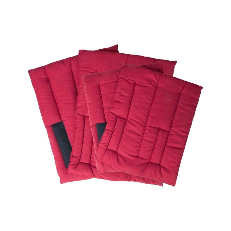 TdeT - Katoenen stalboots bordeaux (x4) | - Ohlala
