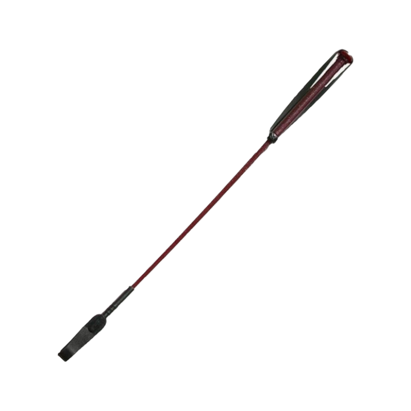 TdeT - PVC riding crop bordeaux | - Ohlala
