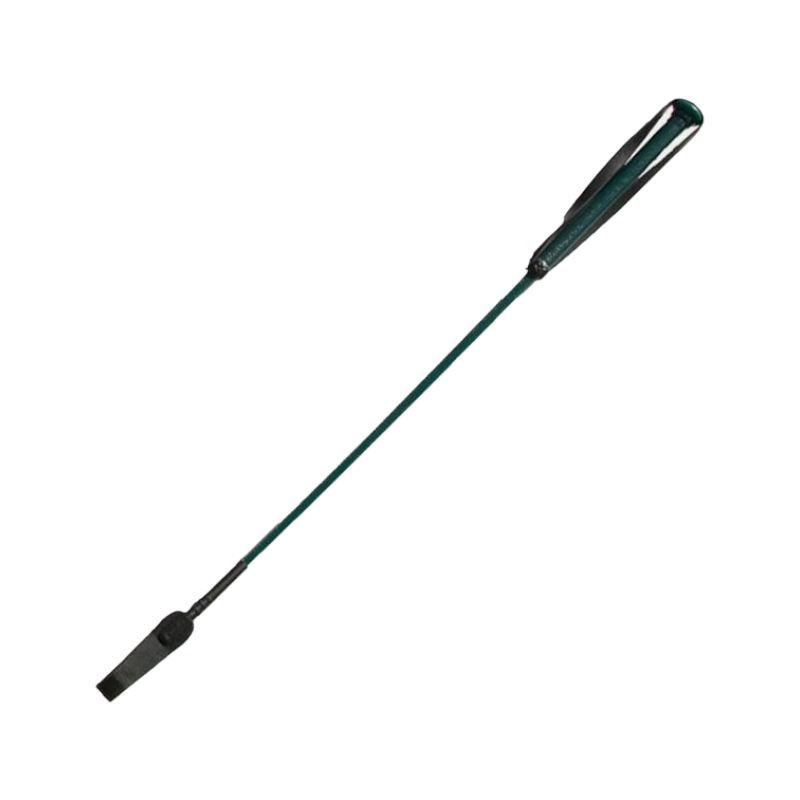 TdeT - PVC riding crop dark green | - Ohlala