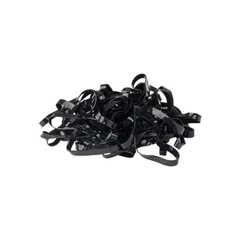 TdeT - Elástico para trenzar de silicona negro | - Ohlala