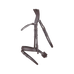 TdeT - Hopper anatomic bridle and reins brown/silver | - Ohlala
