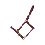 TdeT - Synthetic halter lined with suede burgundy | - Ohlala