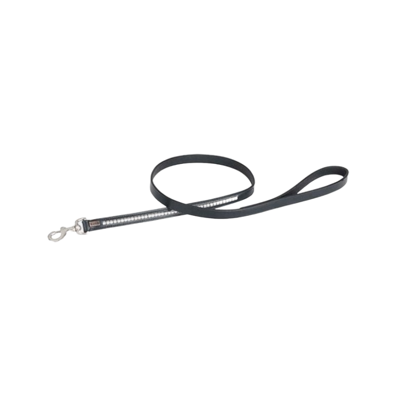 TdeT - Laisse pour chien clincher noir/blanc