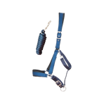 TdeT - Licol Satiné Doublé longe ronde assortie marine | - Ohlala