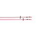TdeT - Smooth Biotack® reins pink | - Ohlala