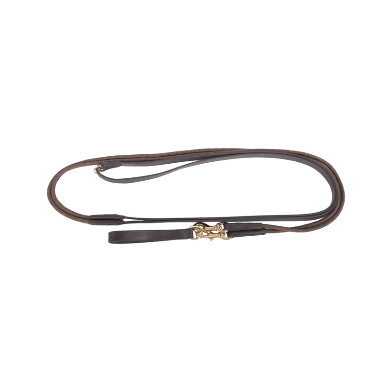 TdeT - German reins rope and plain brown leather | - Ohlala