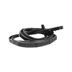 TdeT - Rênes caoutchouc arrétoirs petits picots noir | - Ohlala