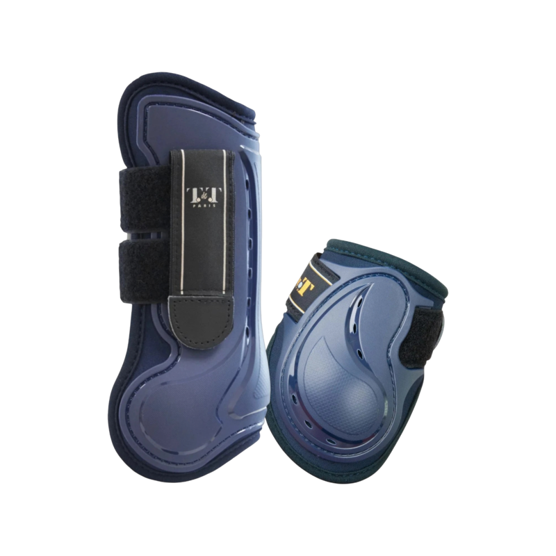 TdeT - Design Navy Tendon and Fetlock Boot Set