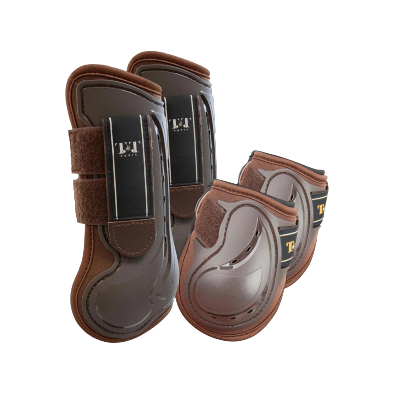TdeT - Design Brown Tendon and Fetlock Boot Set
