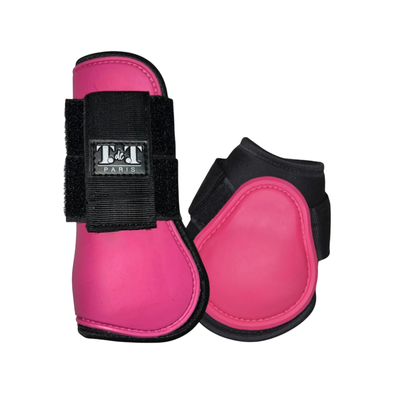 TdeT - First Fuchsia Tendon and Fetlock Boot Set