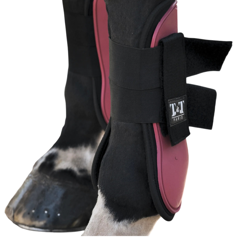 TdeT - First Fuchsia Tendon and Fetlock Boot Set