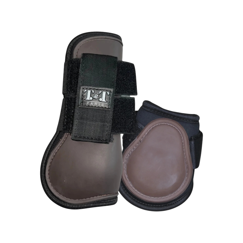 TdeT - First Dark Brown Tendon and Fetlock Boot Set