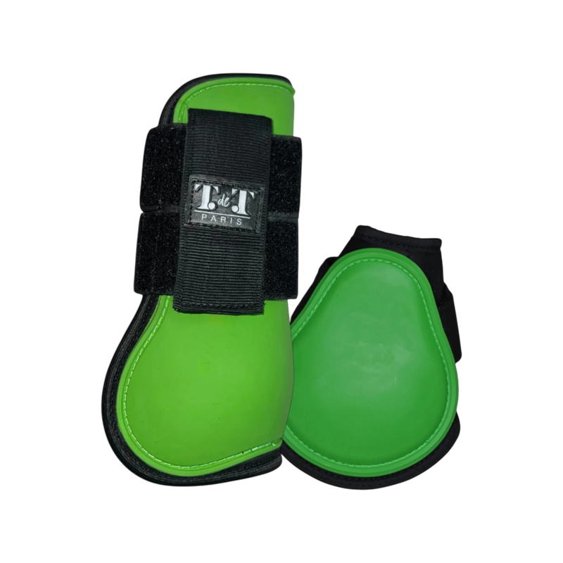 TdeT - First Light Green Tendon and Fetlock Boot Set