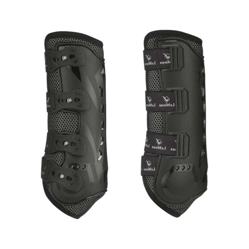 LeMieux - Geschlossene Gamaschen Ultra Mesh Snug schwarz x2 | - Ohlala