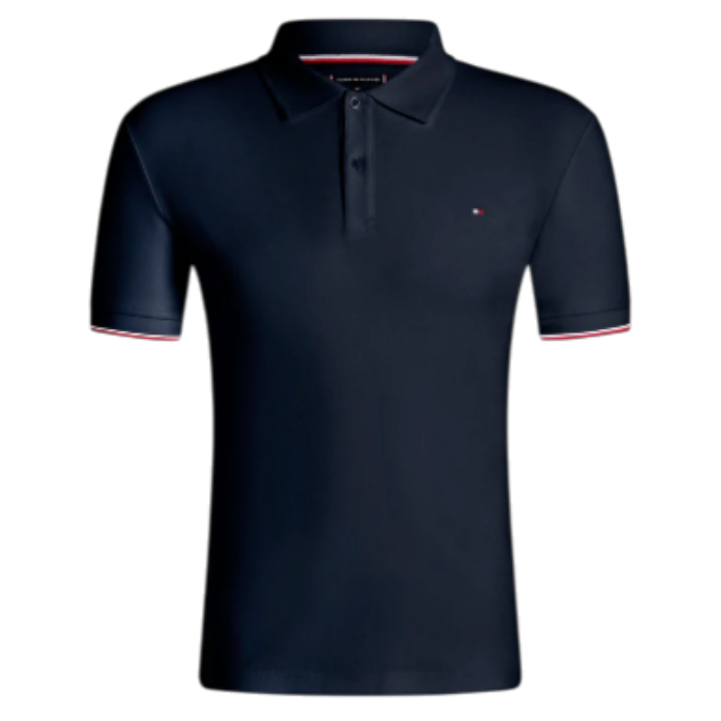 Tommy Hilfiger Equestrian - Kurzarm-Poloshirt Herren Davis desert sky