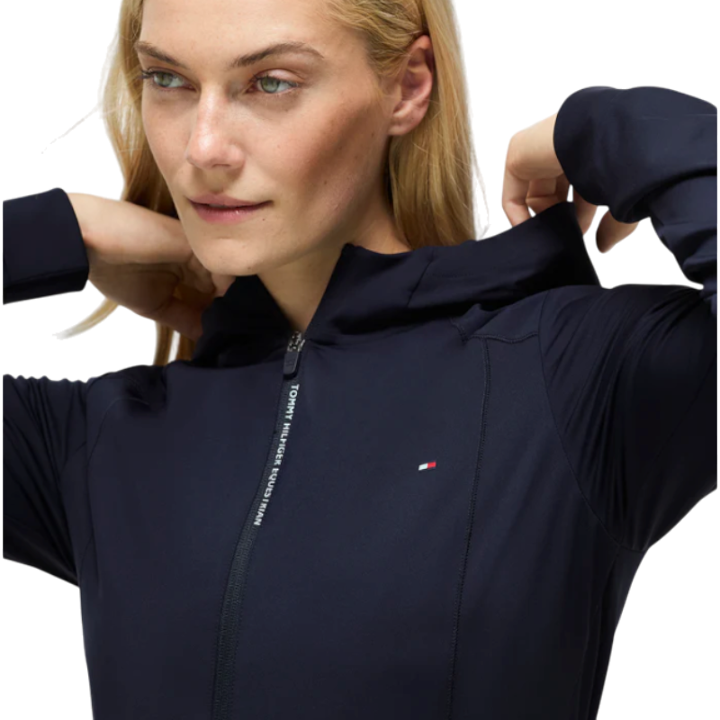 Tommy Hilfiger Equestrian - Damen-Jacke langärmelig Nevada desert sky