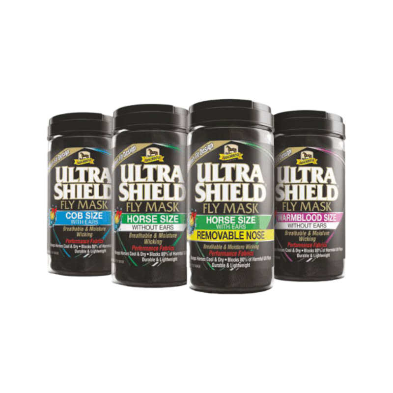 Absorbine - Ultrashield Flymask black fly mask | - Ohlala