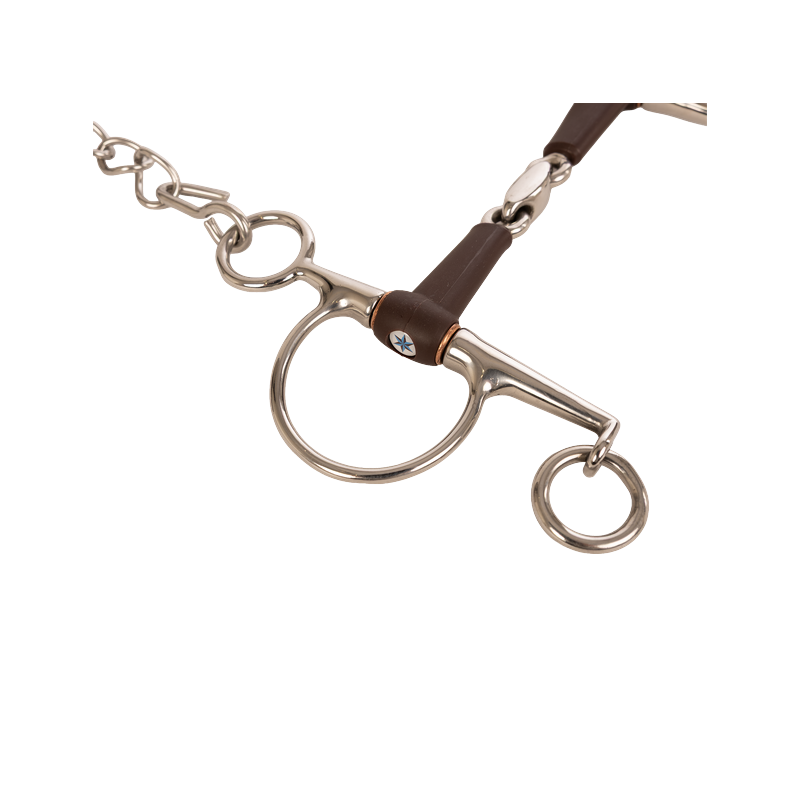 Flex Medium Double-Jointed Short-Shank Pelham Bit - Velari
