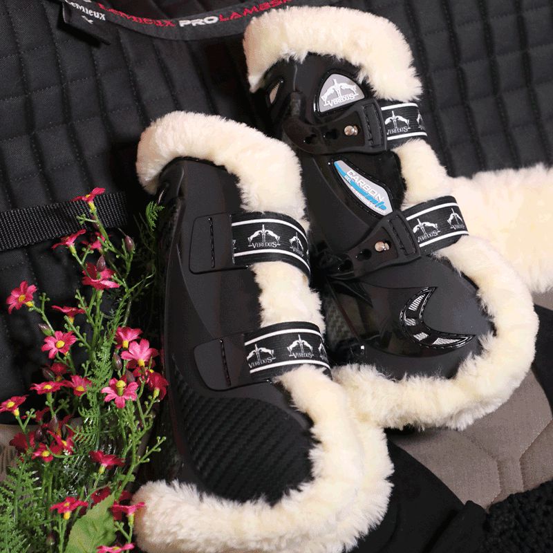 Veredus - Carbon Gel Vento Save The Sheep Open Boots Black | - Ohlala