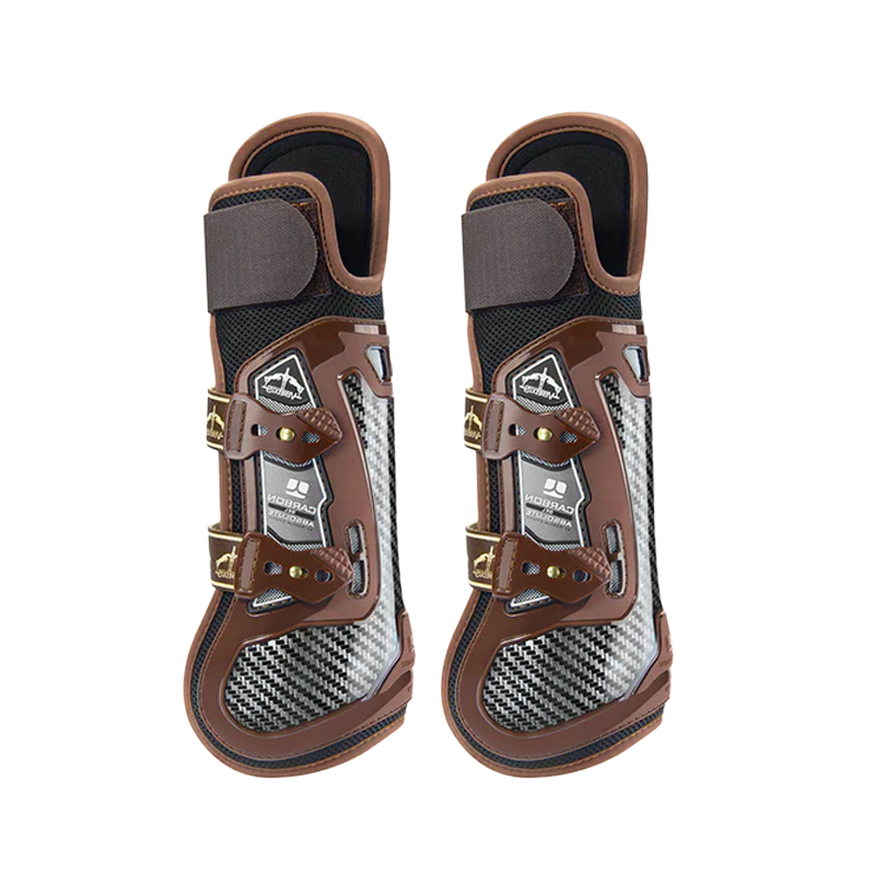 Veredus - Open beenbeschermers Carbon Gel Absolute X-Pro bruin | - Ohlala