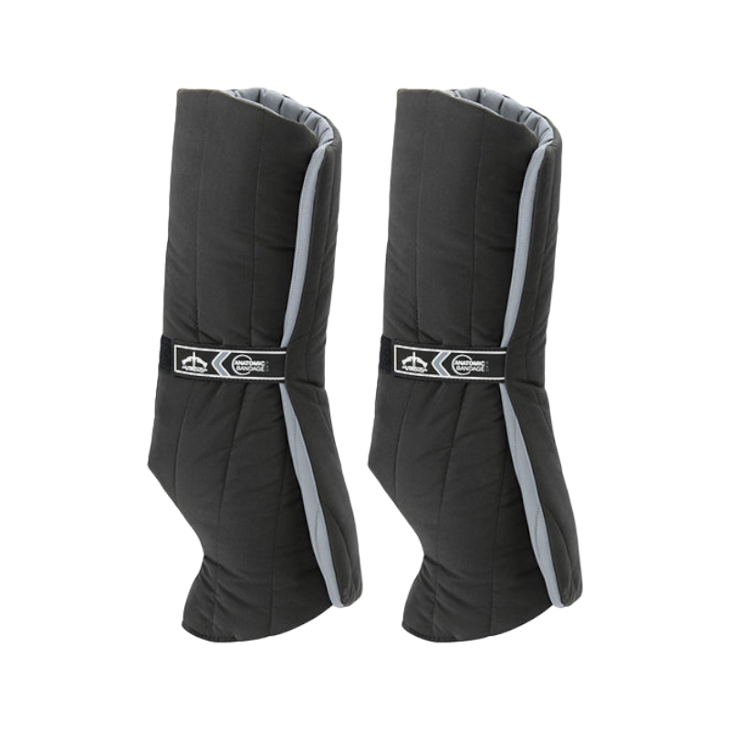 Veredus - Sottobende anteriori anatomiche con chiusura velcro nere (x2) | - Ohlala