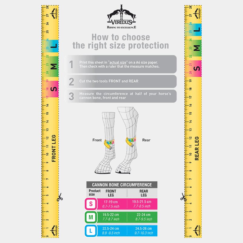 Veredus - Vento Color Edition Black/Fuchsia Personalised Young Horse Brushing Boots | - Ohlala