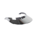 NACA - Visière XL X-Ray argent/ noir | - Ohlala