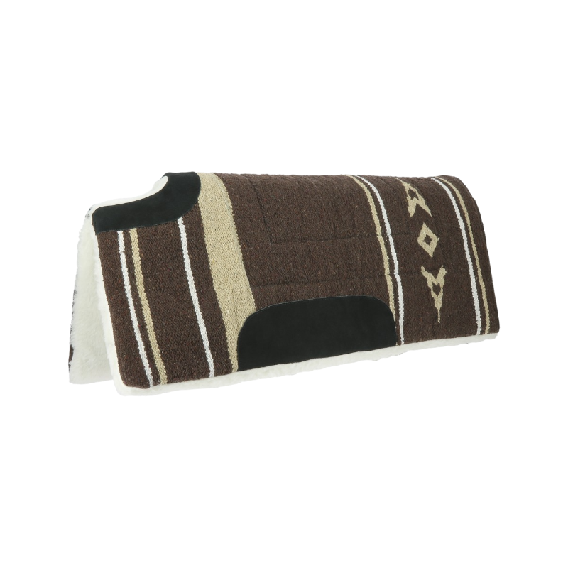 Westride - Tapis western Navaro nez coupé brun | - Ohlala