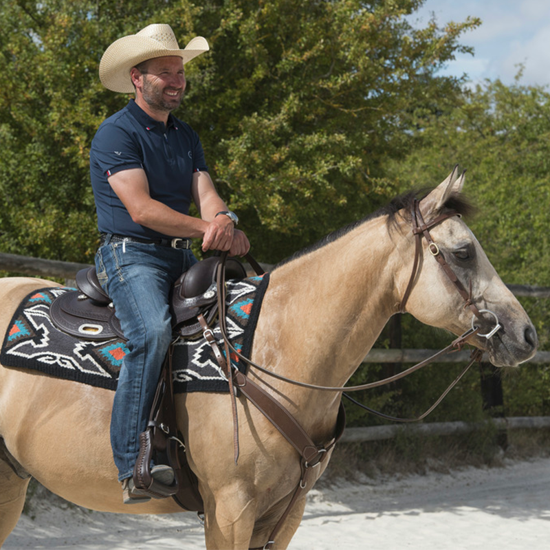 Westride - Western saddle by Franck Perret Arvada chocolate | - Ohlala