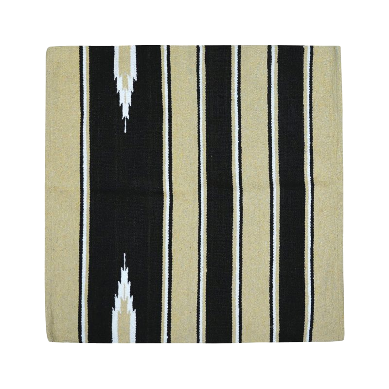 Westride - Tapis navajo coton/ acrylique beige/ noir | - Ohlala