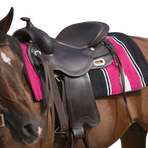 Westride - Tapis navajo coton/ acrylique rose/ noir | - Ohlala