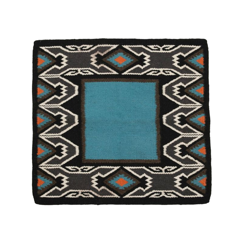 Westride - Tapis navajo westride nebraska bleu | - Ohlala