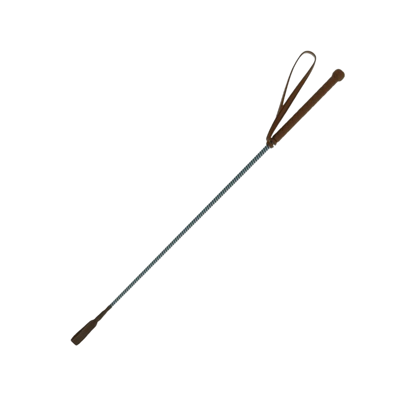 Whip & Go - New Six choco/sky riding crop | - Ohlala