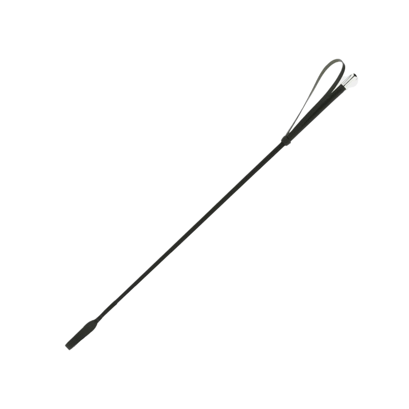 Whip&Go - Black braided nylon-covered fiberglass riding crop | - Ohlala