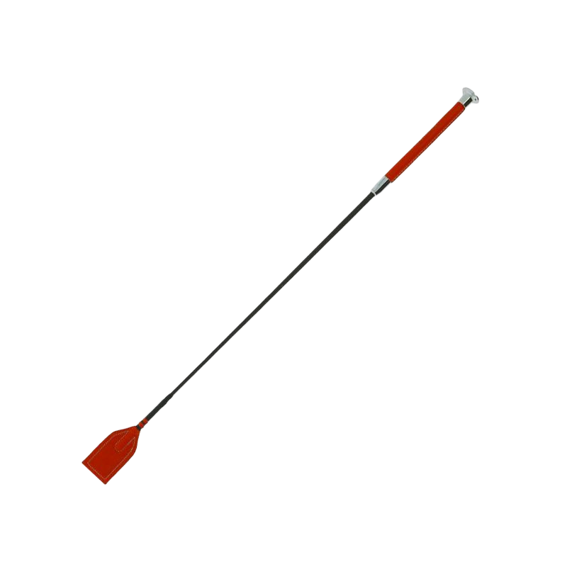 Whip&Go - Red/Silver Soft Riding Crop | - Ohlala